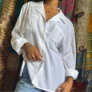 Classic White Men's Shirt